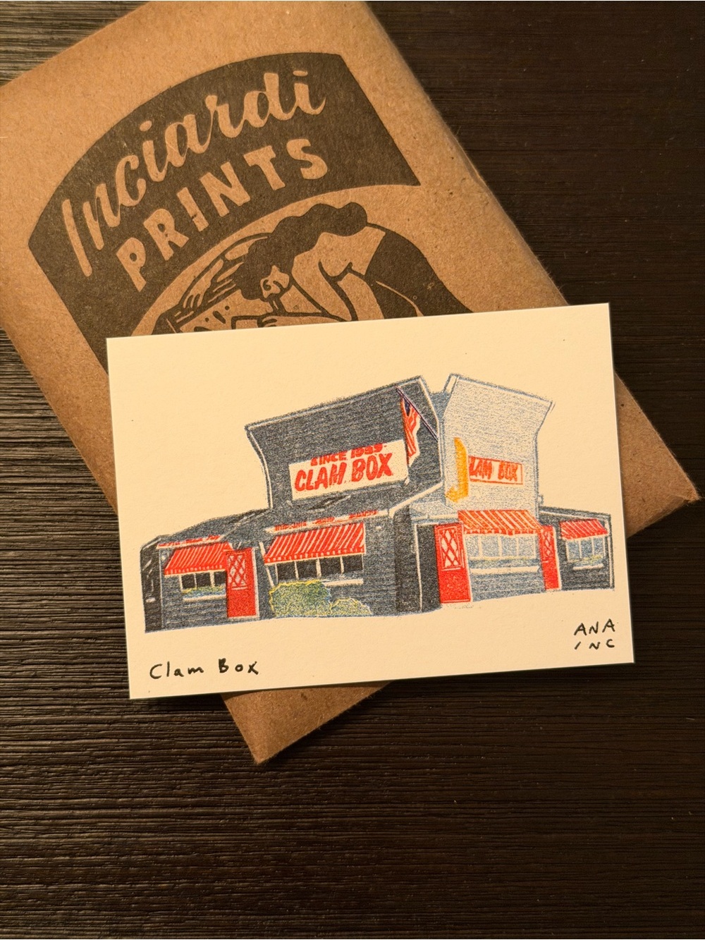 Clam Box Mini Print - Inciardi